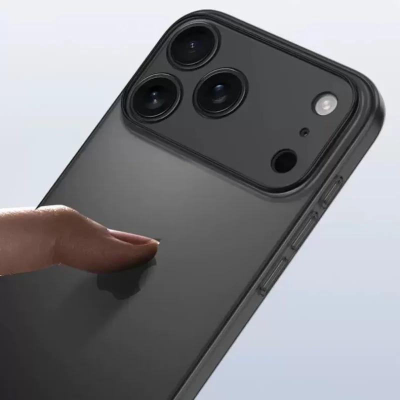 Ultra Thin Matte Translucent Phone Case For For Iphone 17 16 1 14 13 Pro Max 17Pro 17 Air Lens Protection Shockproof Cover