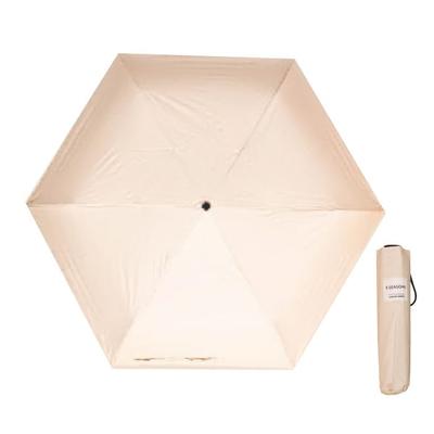 M31 Fibre de Carbone Pliant Manuel Pliant UV UV Super Convient aux Hommes et aux Femmes Parapluie F-SEASONS, Ultra-Léger, Protection Solaire, Frais, 6 Baleines,