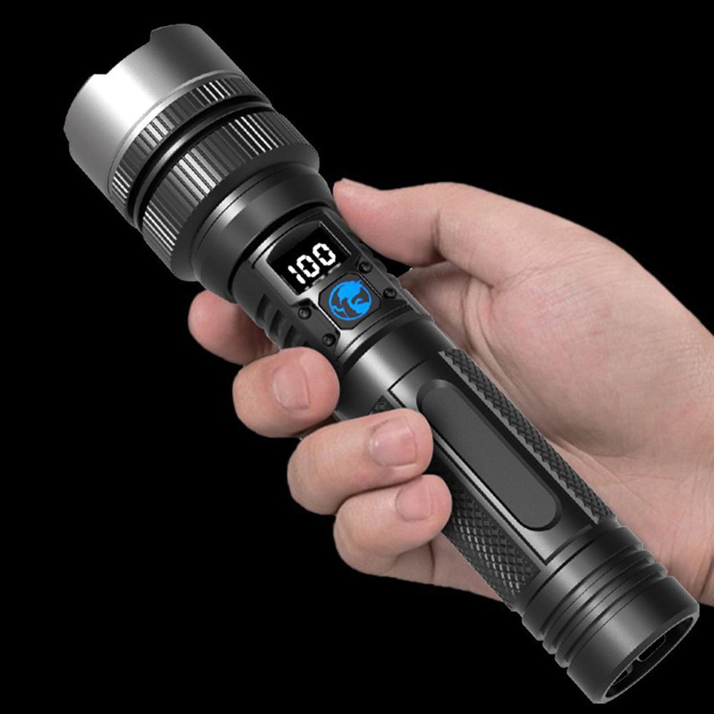 LED Flashlight Rechargeable Flashlight 500 Lumens Handheld Flashlight for Camping Hiking Outdoor Home Emergency