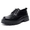 Dress Big Head Trend Low Top Martin Boots Platform Casual Men's Shoes Leather Shoes Breathable British Style 2025