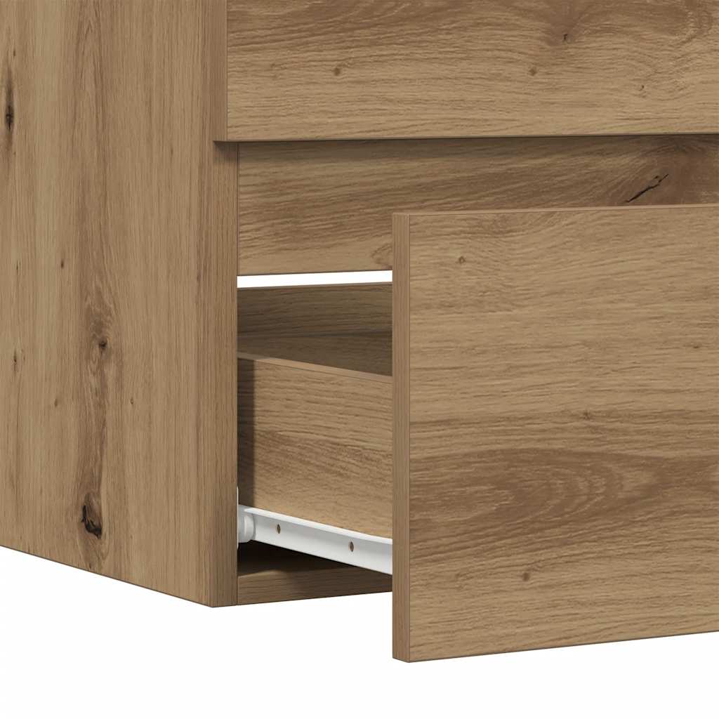 Bathroom Cabinet Artisan Oak 60 X 38.5 X 45 Cm Particleboard