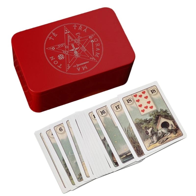 Gaming Card Box Playing Card Container Tarot Card Storage Case Packing Poker Box