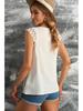 Women's Summer 2025 Pleated Lace Tank Top - New Style Fashion