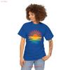 Sunrise Sunset Sunshine T Shirt Outdoor Nature For Unisex Beach Workout Adventure Top Vintage Stylish Comfortable Fashion