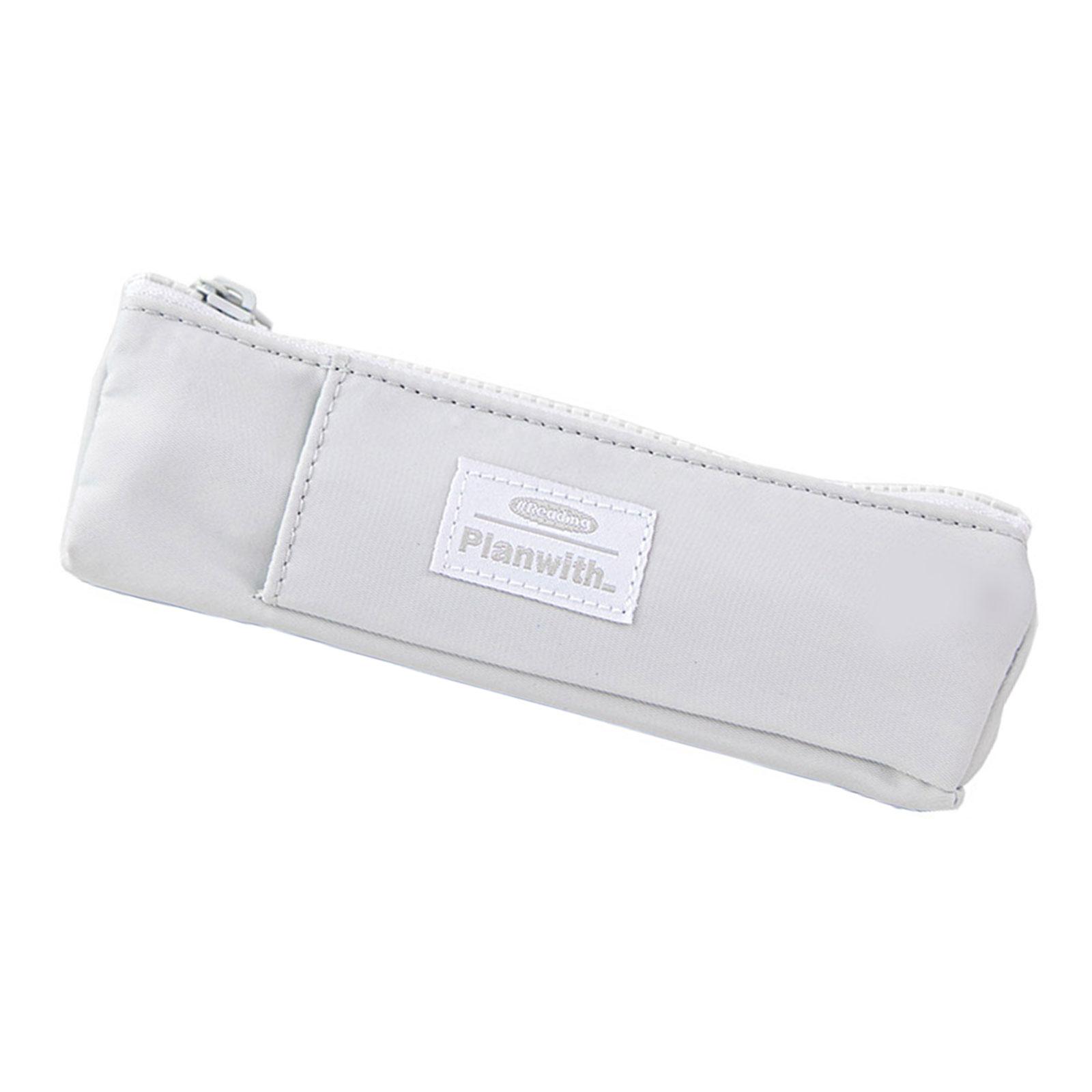 

Сумка для карандашей с регулируемой резинкой, пенал, держатель для ручек, косметичка, сумка для ручек, школьные канцелярские принадлежности серый