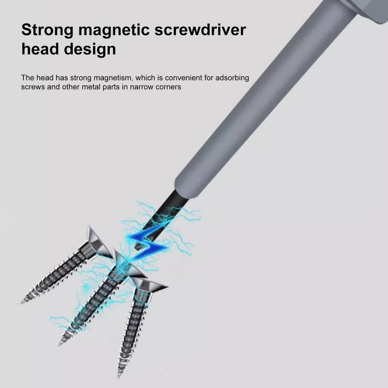 Voltage Tester Screwdriver Live Wire Electrician Tester Magnetic Tester Screwdriver 24V-250V Voltage Detector for AC/DC Circuit
