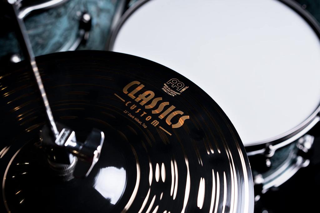 MEINL Cymbals Classics Custom Dark Series Cymbals Dark Hihat CC13DAH Hi-hat 13" []