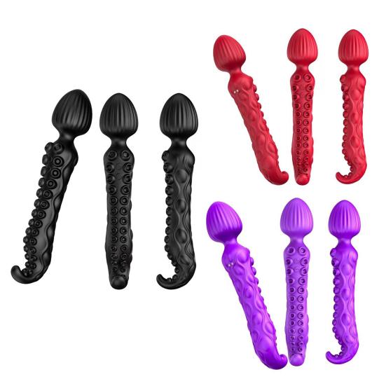 Realistischer Tentakel-Oktopus-Dildo 5,5" Silikon-Vibrator-Spielzeug mit Saugnapf Erwachsenen-Sexspielzeug für Frauenvergnügen