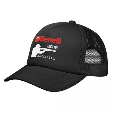 Team Benelli Shotguns Stretchy Trucker Hat Mesh Baseball Cap Adjustable Snapback Closure Hats for Unisex Women Comfortable