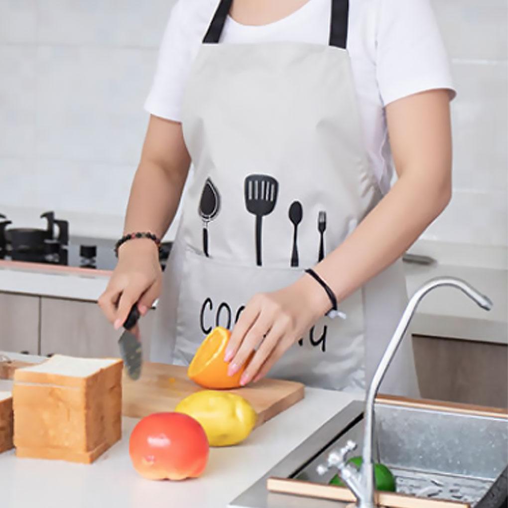 Waterproof Cooking Apron 3-layer Oil-proof Breathable Kitchen Dustcoat