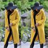 Cozy Plus Size Autumn And Winter Long Cardigan Hooded Sweater Womens Coat