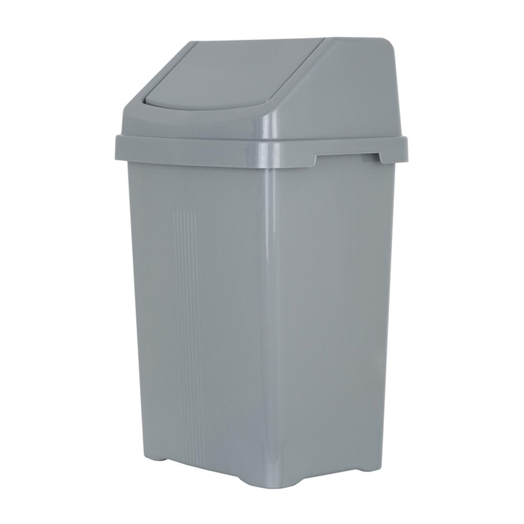 Casa 25L Kyvný koš Stříbrný