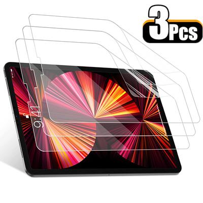 3pcs Screen Protector For iPad 10th 9th 8th 7th Generation Mini 6 Air 5 PET Protective Film For iPad Pro 11 2026 2026 2020 2018