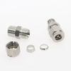 1Pcs Stainless Steel Quick Fitting 304 SS Metric ZG Pipe Fitting Tube Connector  for Oil Water Gas