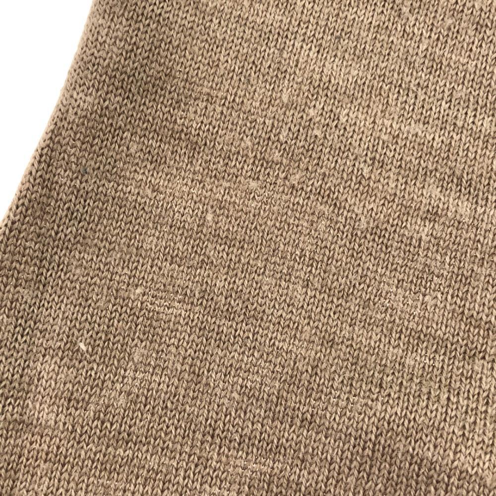 LOVEMOSCHINO wool blend Long sleeve knit 44 Beige x white sweater Women Used