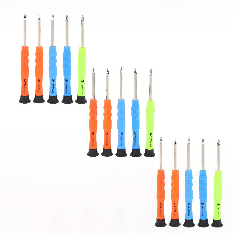 1/3/7Sets Torx Screwdriver T2 T3 T4 T5  Star Bit DIY Mobile Phone Hand Repair Tools Kit Special-shaped Magnetic Screwdriver