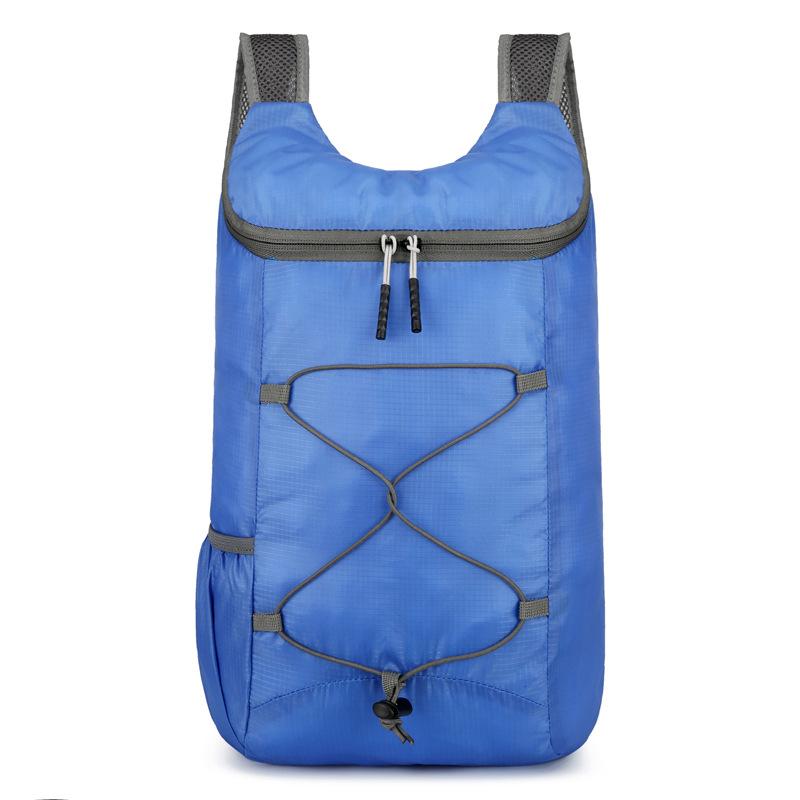 

Outdoor cycling bag Ultra-light Oxford cloth mountaineering skin bag Anti-splashing folding mountaineering backpack below 20L королевский синий