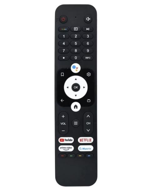 New HTR-U31 Replace Voice Remote Control Work for Haier LED 4K Android TV H32K66G чёрный