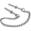 Yemax Nipple Clips with Stainless Bead Grabber 4th for Nipple Adult for SM Nipple Nipple Restraint Nipple Clit 1 Piece Chain, Steel, Design, Clip,