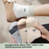 Sock Pure Cotton Mid-Calf Socks Anti-Bacterial Anti-Turning Balls Cute Embroidered Panda Autumn-Winter
