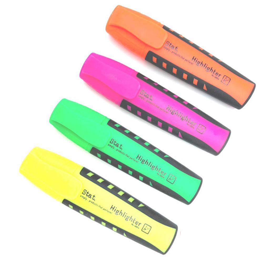 Stat Highlighter (Assorted Colors) (Pack of 4)