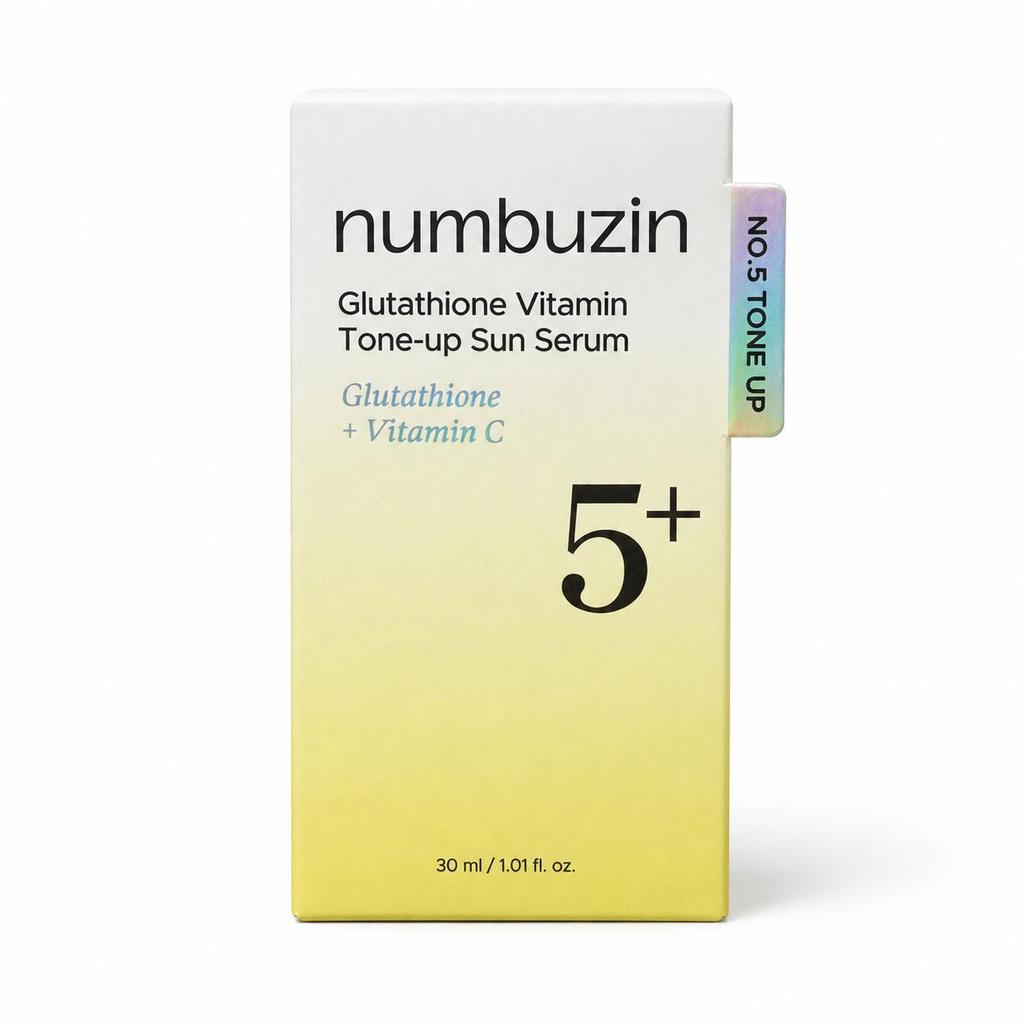 Numeri nella Base Tone-Up No. 5 Giada Bianca Glutathione C 30ml