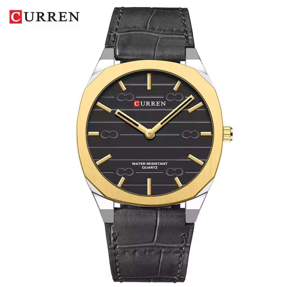 Curren Brand Luxury Men s Quartz Watch Ultra-Thin Waterproof Men s Wristwatch Business Fashion Watch for Men Leather Reloj 8480