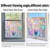 Floral Pattern Static Window Stickers Glass Block Design Decorative Sticker  Home Decoration