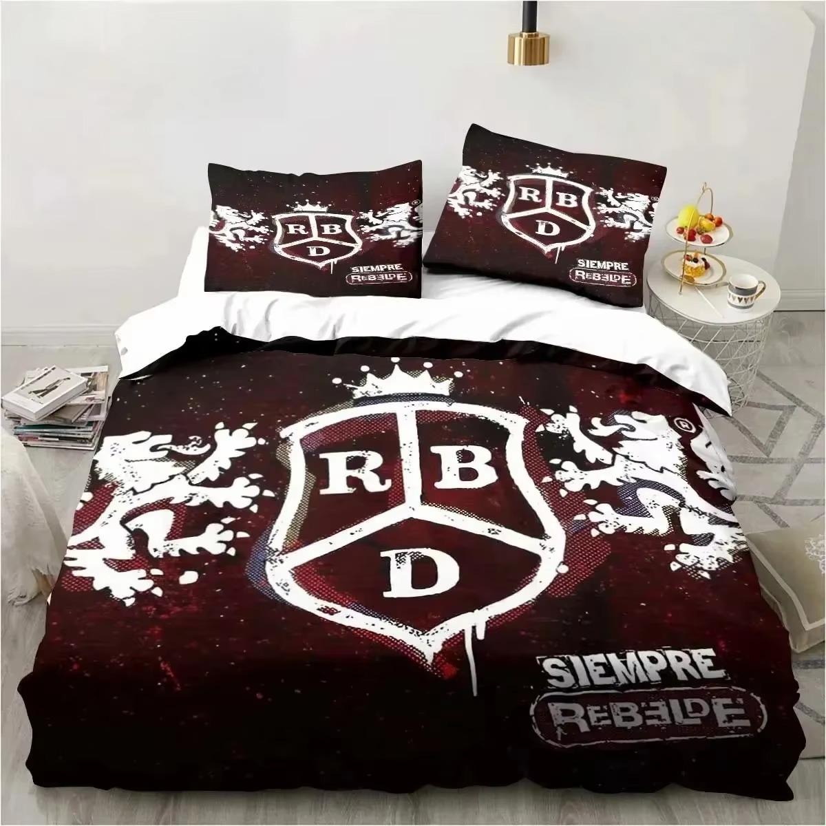

3D Print Music Band RBD Bedding Set Duvet Cover Comforter Bed Set Quilt Cover Pillowcase,King Queen Twin Size Boys Girls Adult 70x133cm 3pcs