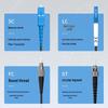 ZK Optoelectronics LC-LC Single-Mode Armored Outdoor Fiber Patch Cord