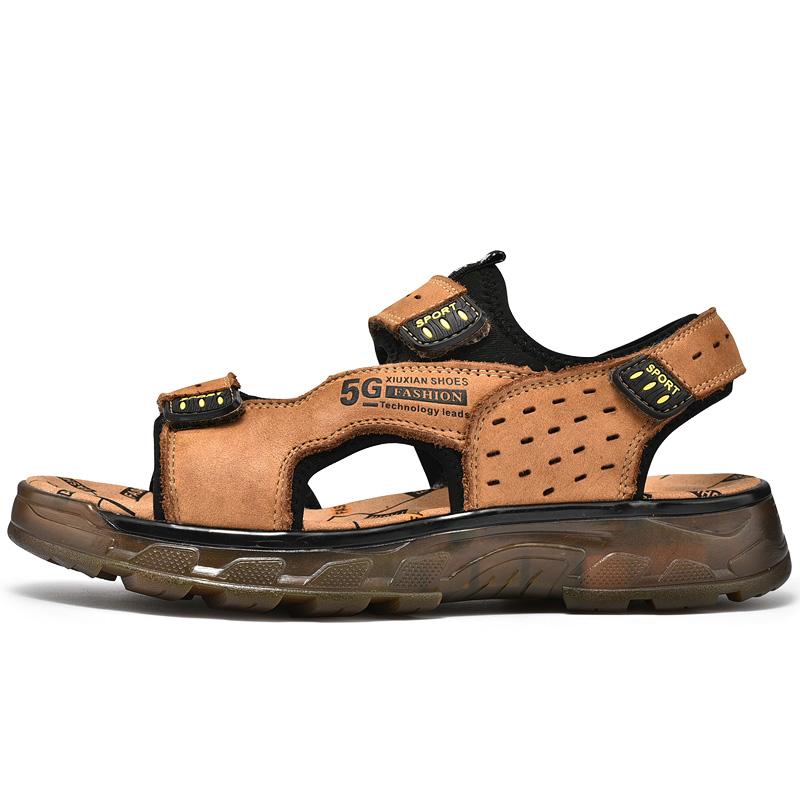 FashionSummer Outdoor sandals Men Beach Garden Casual Shoes High Quality Breathable Comfortable Sandals Hiking Chaussure Shoes Men