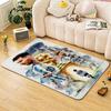 Messi Champion Carpet Floor Mats Printing Art Office Chair Cushion Bathroom Mat