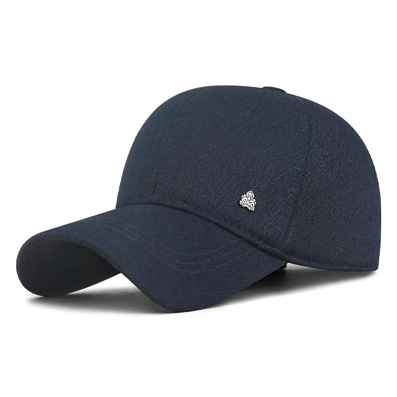 

Шапка мужская зимняя бархатная с защитой ушей теплая шапка для мужчин среднего и пожилого возраста папы дедушки уличная ветрозащитная бейсболка