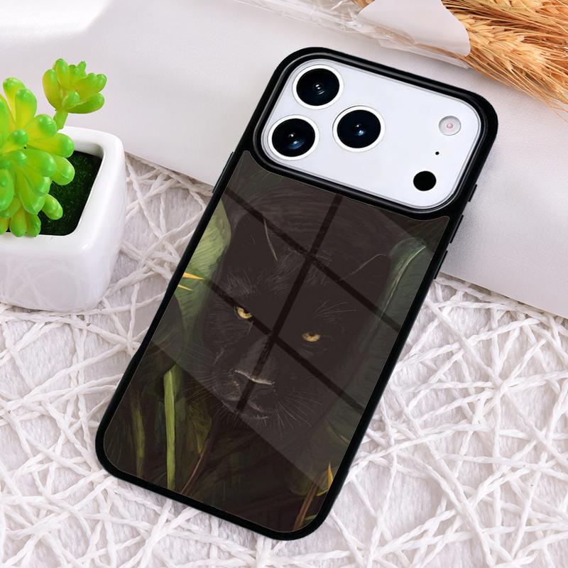 

Animal Panther Phone Case for iPhone 17 Air 16 15 11 12 14 13 Pro Max Shockproof Cover iPhone17 Pro