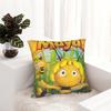Decorative Pillow Cover Maya The Bee With Flower Cartoon Accessories Bedroom Throw Pillow Case Cover Square Style Multiple Sizes