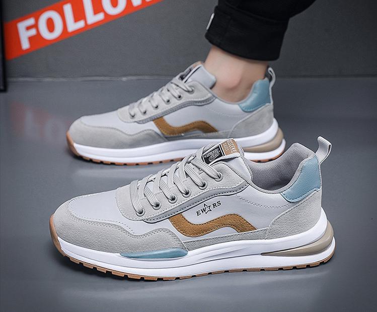 Factory New Breathable Board Shoes for Men, Trendy and Versatile, Height Increasing Sports and Leisure Running Shoes