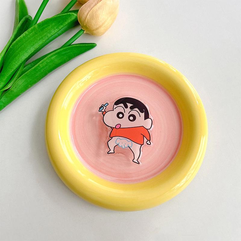Cartoon Xiaoxin Cute Airbag Mobile Phone Holder Back Sticker Retractable Acrylic Desktop Watching Drama Support Frame Niche