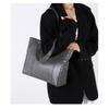 New Versatile Minimalist Large Capacity Tote Bag Shoulder Handheld Bag Thickened Soft Leather