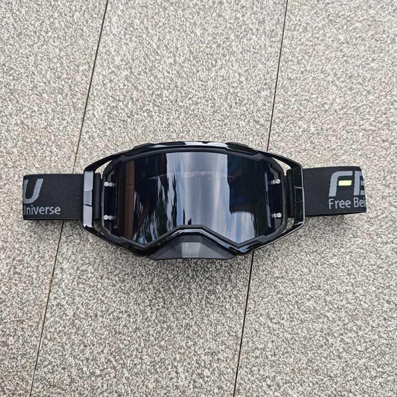 Motorcycle Dirt Bike Goggles Off-Road Riding Cycling Sports Windproof UV Protection Replaceable Lens Full Frame