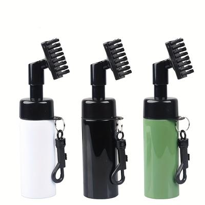Golf Club Cleaner Groove Tube Golf Brush Golf Club Press Type Brush with Leakproof Reservoir Tube Easy Cleaning Squeeze Bottle