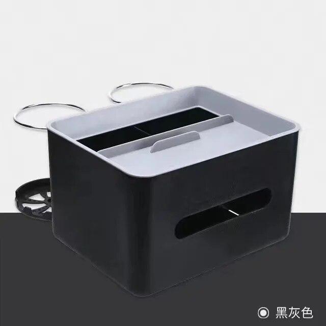 Auto-Wasserbecherhalter, Auto-Handyhalterung, Handbox mit Abdeckung, Taschentuchbox, Wasserbecher für den Rücksitz, Auto-Pump-Taschentuchbox