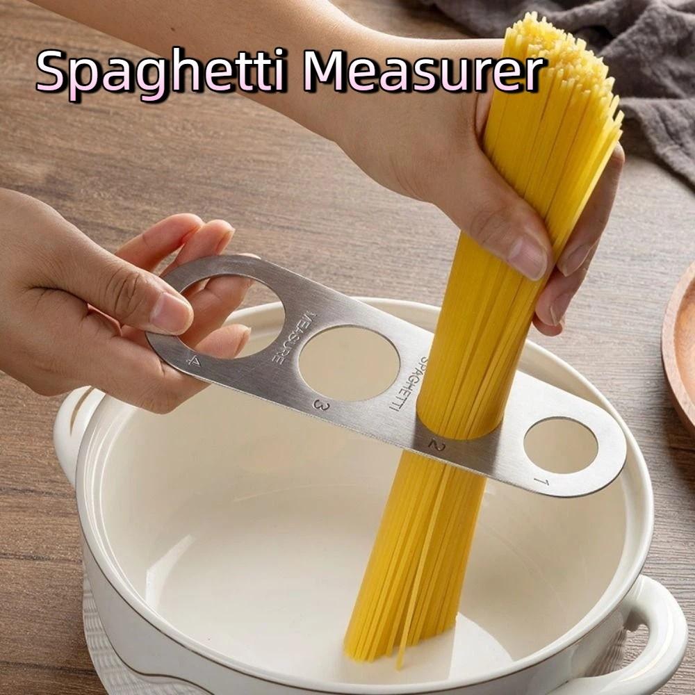 4 Holes Pasta Measuring Scale Smooth Surface Pasta Noodle Measure Spaghetti Measurer  for Home