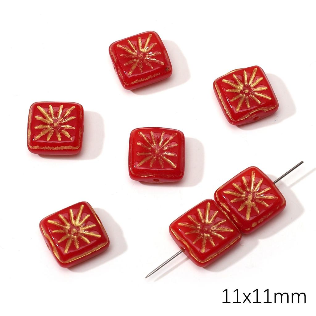 1-20 Buc Margele de Sticlă Cehești Margele Distanțiere Vrac pentru Confecționarea Bijuteriilor DIY Brățară Colier