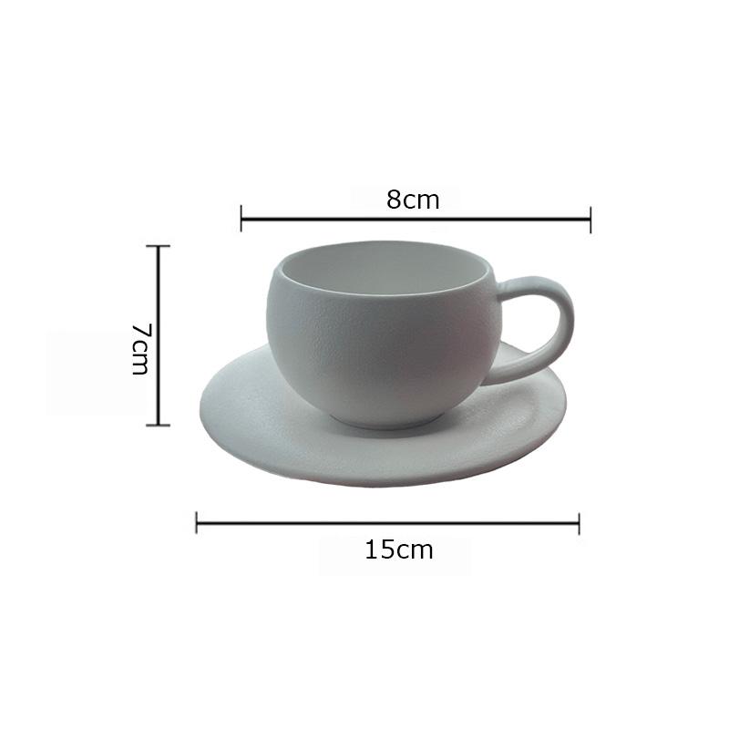 

Stone Patterned Ceramic Mug Frosted Ceramic Egg Shaped Cup Office Afternoon Tea Enthusiast Cup Dining Table Breakfast Milk Cups 250ml белый