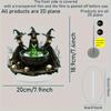 2D Flat Fantasy Witch Trio Acrylic Statue Decoration - Crystal Inspired Tabletop Holiday Decoration  or Birthday and Holiday Gifts,   for Halloween.