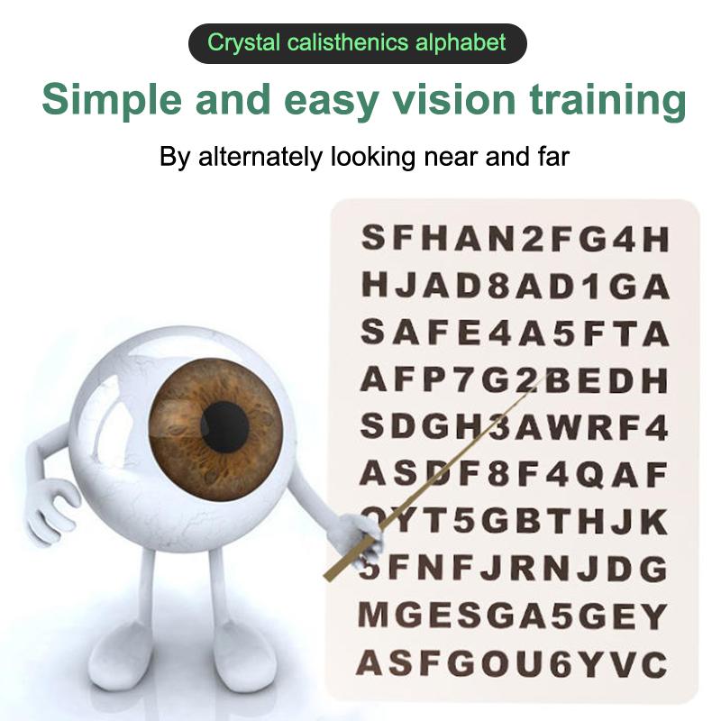 Visual Acuity Chart Refractive Ability Font Training Distance And Near Card Operation Test Size And Shape Eye Alphabet Table