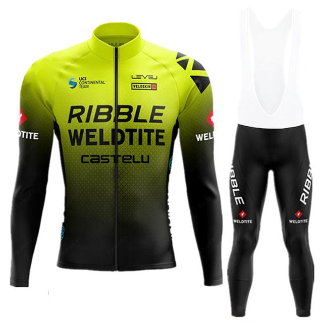 CASTELU Cycling Jersey Set Team Long Sleeve Kit Cycling Clothing Sports breathable Men Road Bike Suit MTB Pants Wear Autumn 2026