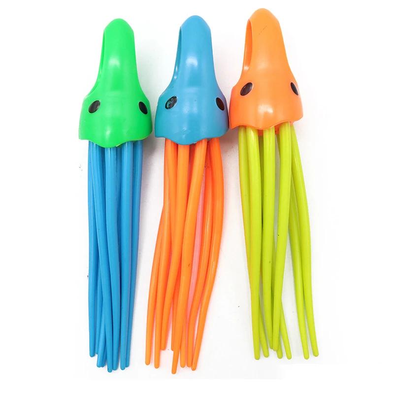 Children's Diving Toys Set Summertime Swimming Pool Treasure Hunt Diving Toy Torpedo Fish Plants Dolphin Buoy Water Toys Gifts