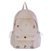 Nyl Embroidery Large Capacity Sweet Backpacks 2026  Simple Versatile Bag Student Commuting Versatile Fashi Backpacks