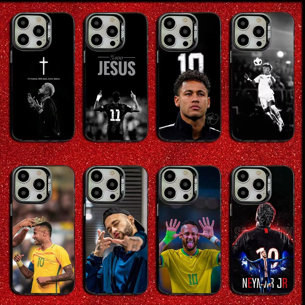 Pro N-Neymar Fotbal 10 Pouzdro na telefon Pro iPhone 17 Air 16 e 15 14 13 12 11 Pro Max Plus Mini SE 2020 2022 Nárazuvzdorný Měkký kryt